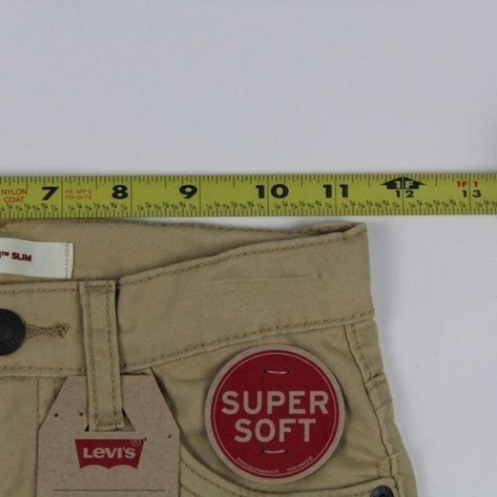 Levi's 511Sueded Shorts Boy Cement Size 5 - Picture 7 of 8